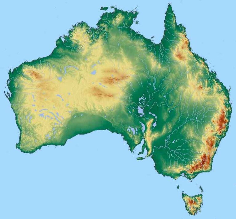 How to Read a Map Of Australia